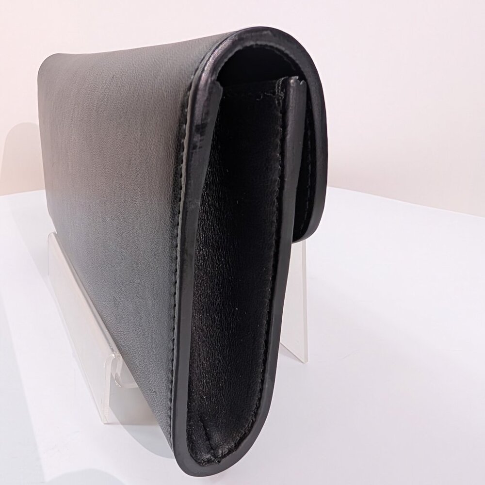 Gucci Black Rajah Broadway Smooth Leather Jeweled Tiger Head Clutch - Picture 7 of 15